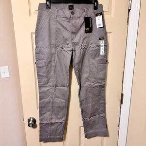 Lee Gray Cargo Pants Durable Cotton Blend
